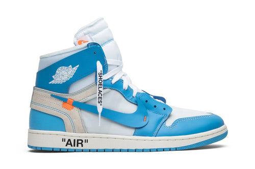 Air Jordan 1 Retro OG x Off-White 'University Blue' UNC (AQ0818-148)